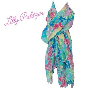 Lilly Pulitzer | Murfee Scarf Resort White Spring Fling